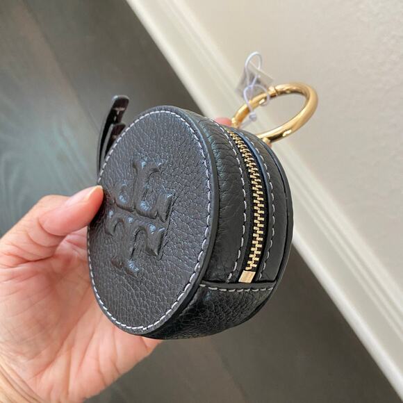 NWT 150410 Tory Burch thea coin pouch Black - Picture 2 of 8